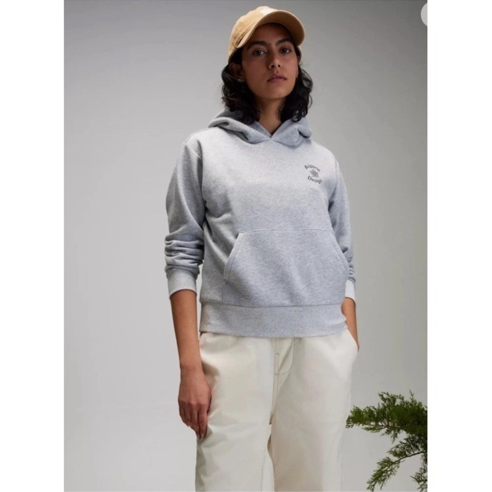 Alpine Design Women's Fleece Hoodie, Small, Gray Heather NWT Kangaroo Pouch